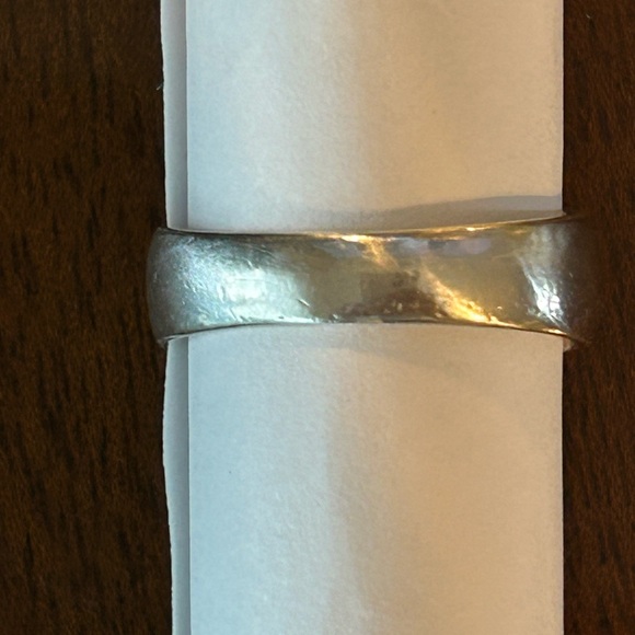 Sterling Silver Faith Engraved Ring Size 8 - Picture 3 of 6